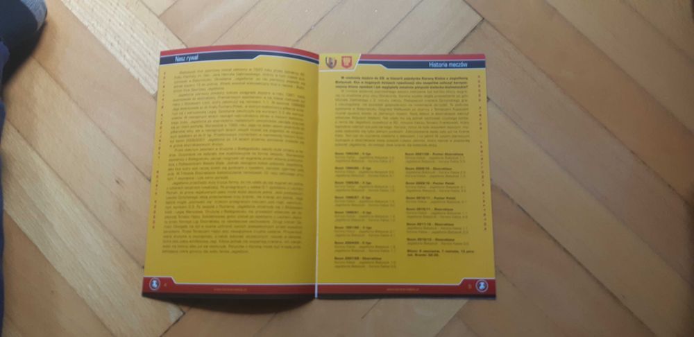 program meczowy Korona Kielce - Jagiellonia Białystok 19 maja 2013