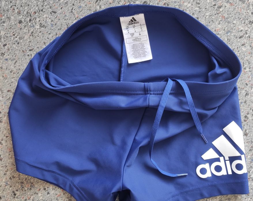 Темно-синие Плавки-боксеры Оригинал  Adidas, размер  M ( наш 46–48)