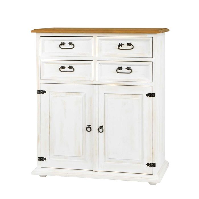 Drewniana komoda w stylu prowansalskim Producent COM 107