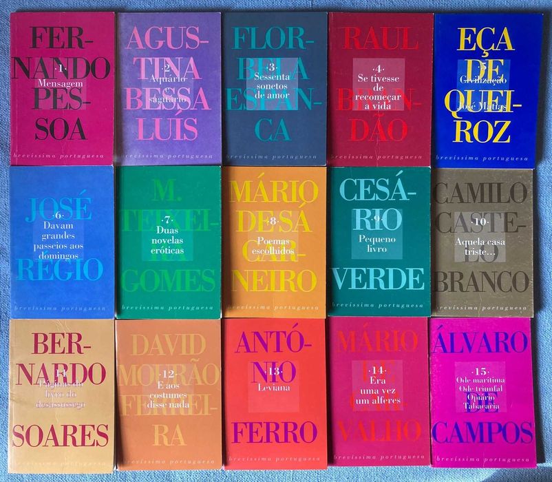 Coleção Brevíssima Portuguesa [números e títulos na descrição]