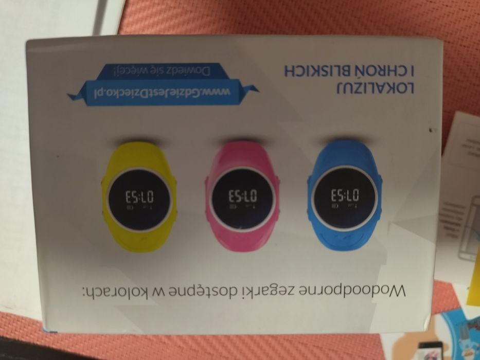 Zegarek dla dzieci GPS z lokalizacją