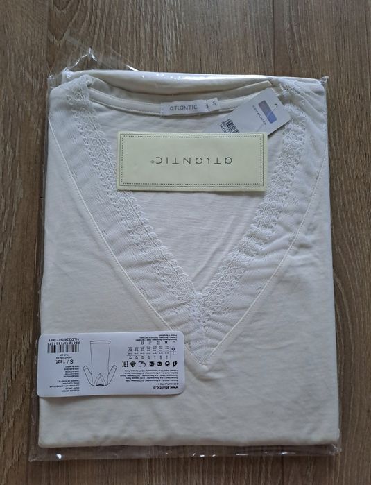 Koszula nocna Atlantic, rozmiar S, bawełna