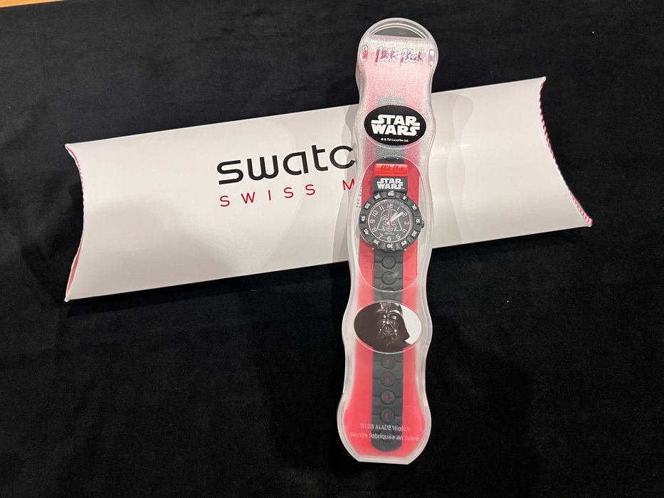 Relógio Flik Flak Star Wars Darth Vader - NOVO