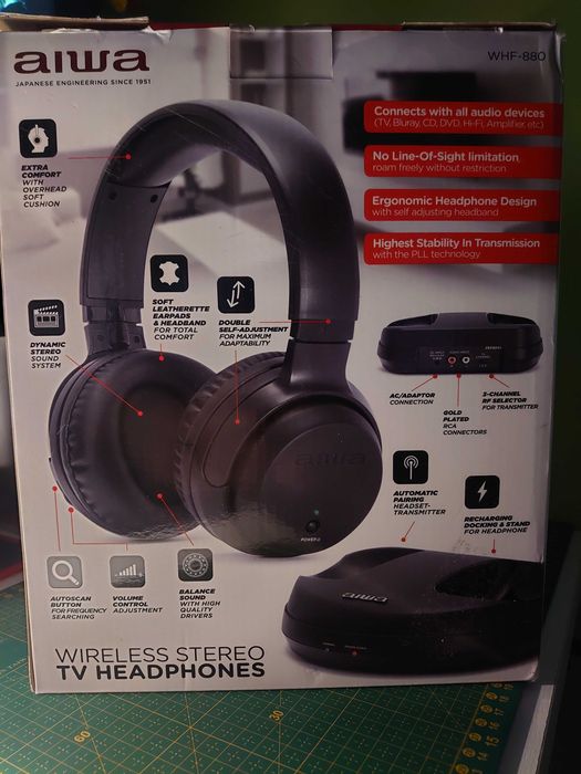 Słuchawki bezprzewodowe Aiwa WHF-880