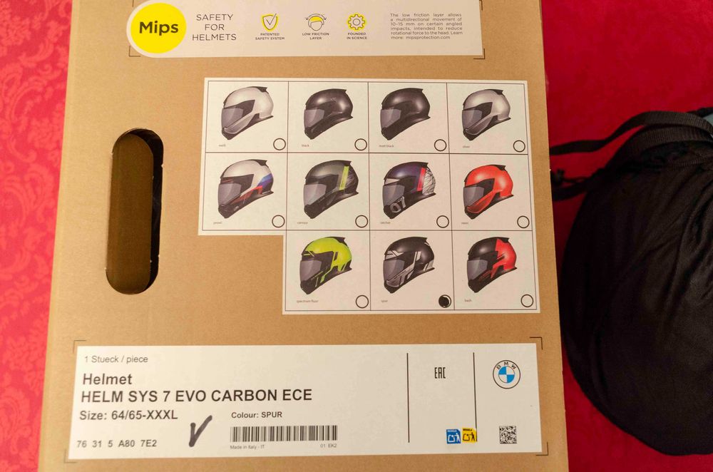 Capacete BMW Carbon Evo System 7