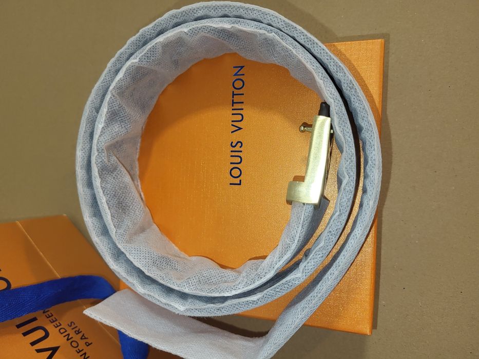 Pasek Louis Vuitton initiales NOWY brązowy , torba