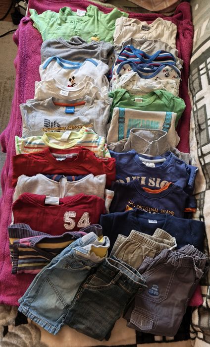 Paka ubrań dla chłopca 86-92