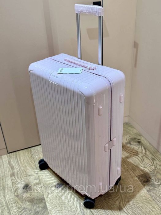 Rimowa ballerina pink Check in L чемодан большой розовый/валіза
