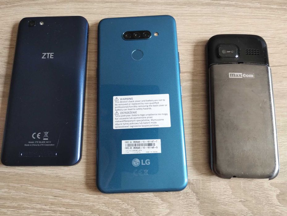 Telefon Smartfon na części LG ZTE MaxCom