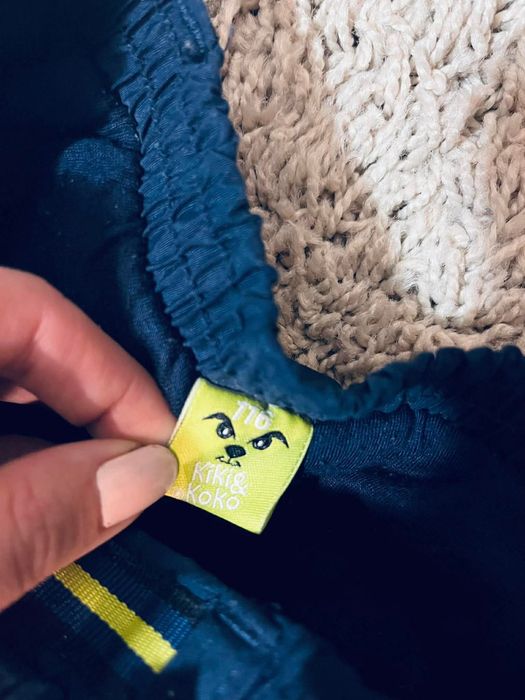 Kiki koko 116 spodnie narciarskie granatowe dziecięce