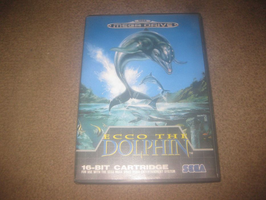 Jogo "Ecco The Dolphin" para Sega Mega Drive/Completo!