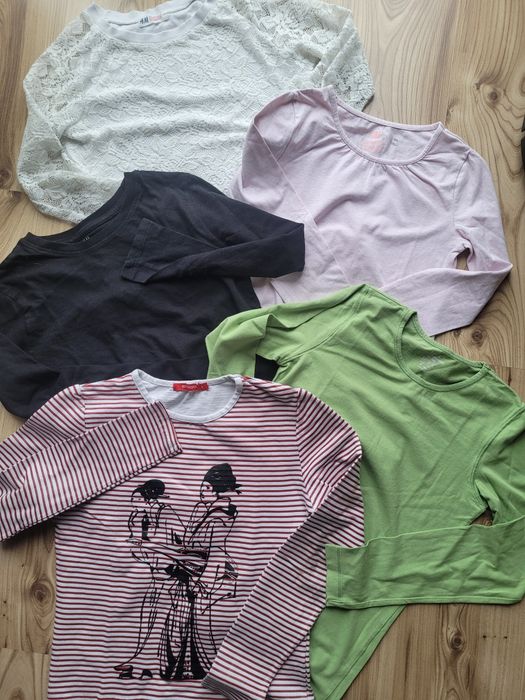 Bluzka dla dziewczynki H&M 134/140