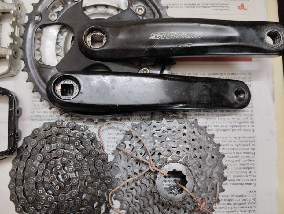 Material BTT, ver fotos e descritivo para desocupar