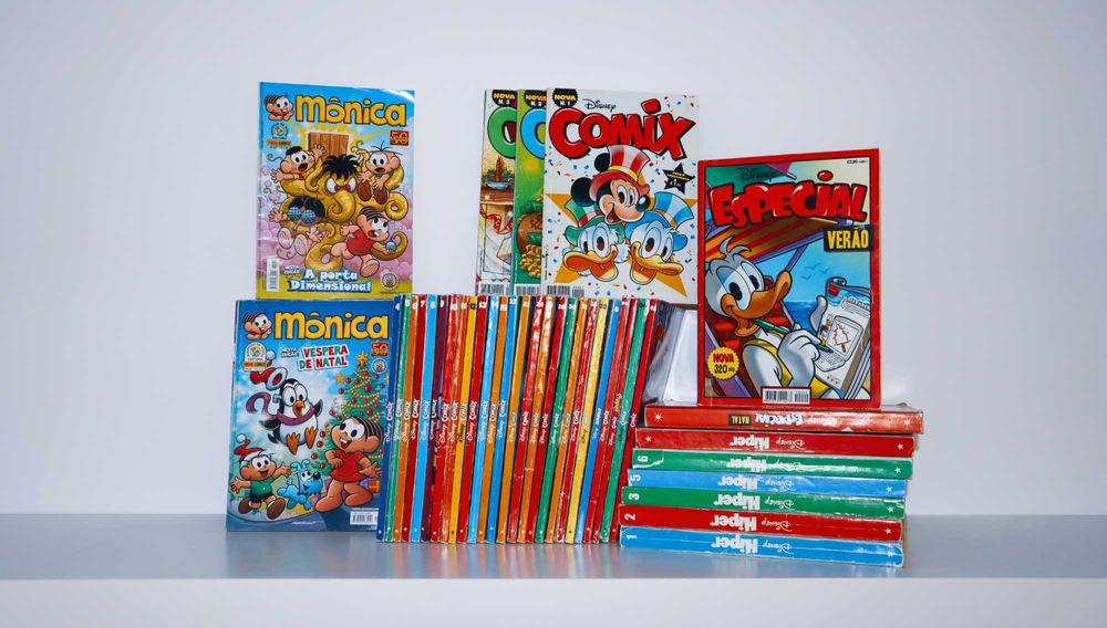 BDs Comix + Mónica (47 exemplares)