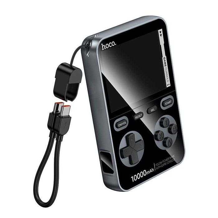 Повербанк игровая консоль 1500 классических игр HOCO Q47 10000mAh 20W