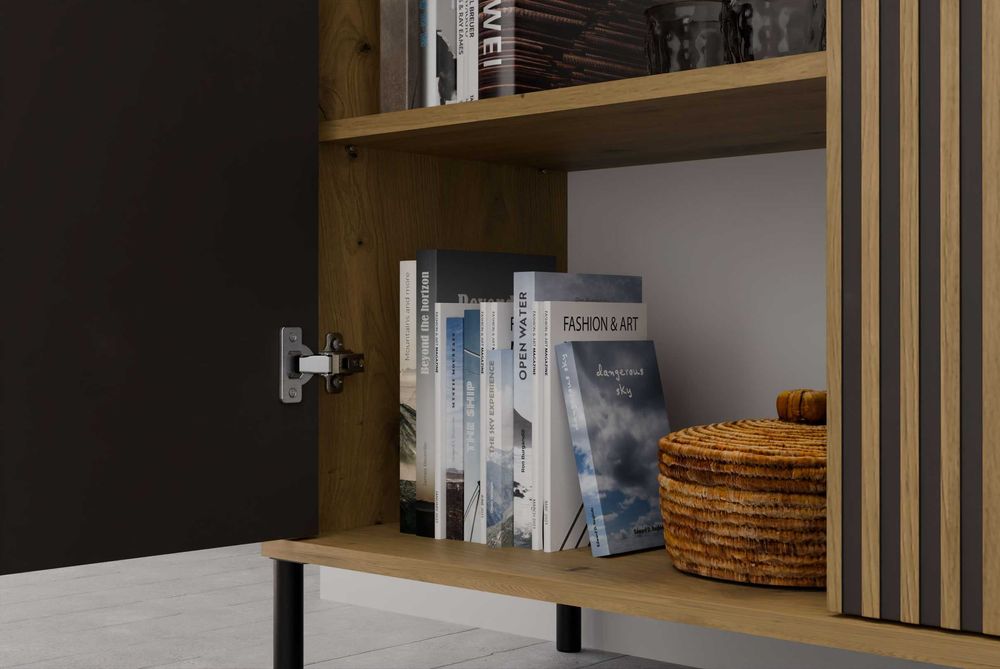 WITRYNA KAMARO 4DK Slim/Gł 4 Drzwi Front Ryflowany+Gładki Różne Kolory