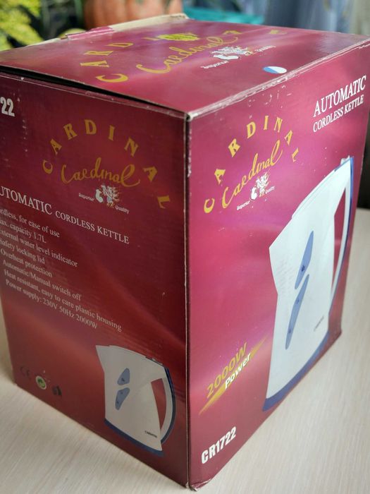 Чайник електричний CARDINAL