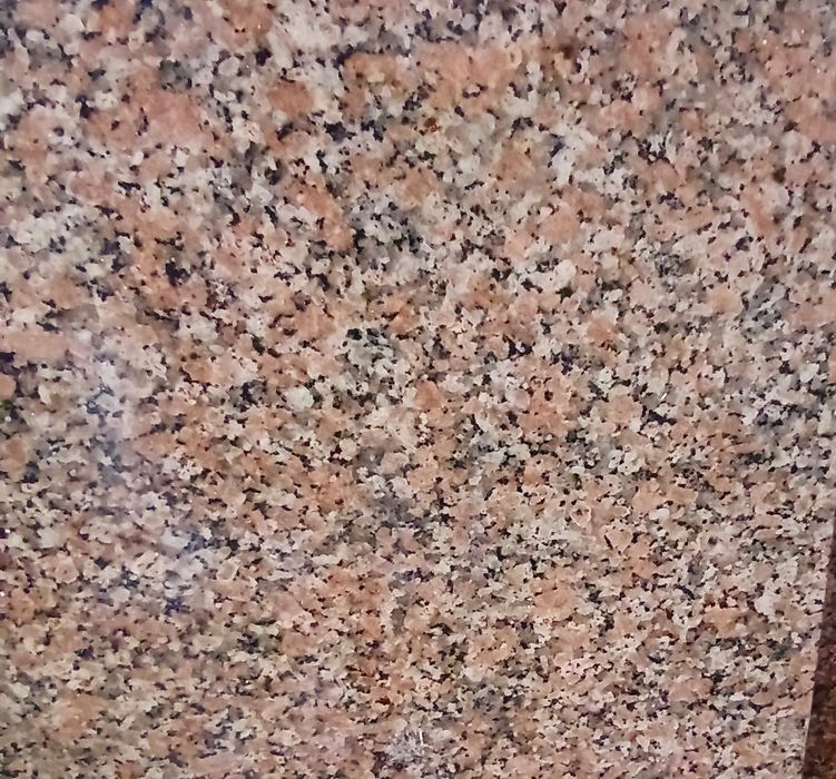 Duas pedras de bancada granito rosa