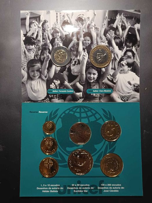1999 – BNC – Série anual de moedas correntes (50 Anos da UNICEF)