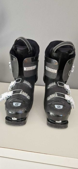 narty, buty, kijki dziewczęce młodzieżowe komplet