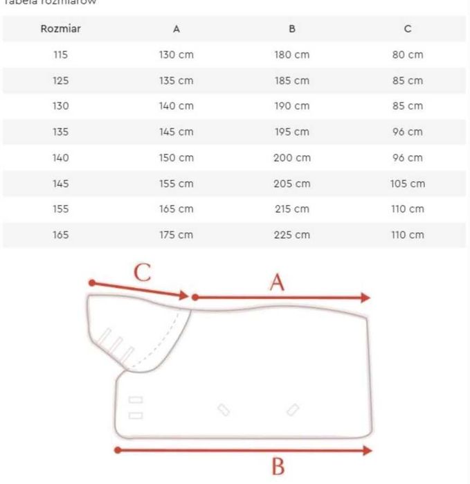Derka siatkowa z kapturem B Vertigo - 140 cm