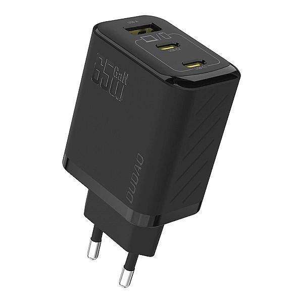 Ładowarka sieciowa Dudao A29/65W GaN 2 x USB-C + 1 x USB-A - czarna