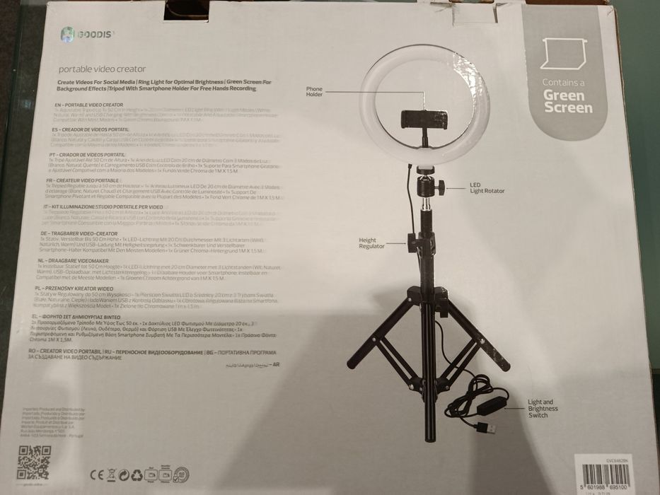 Ring Light com Tripé