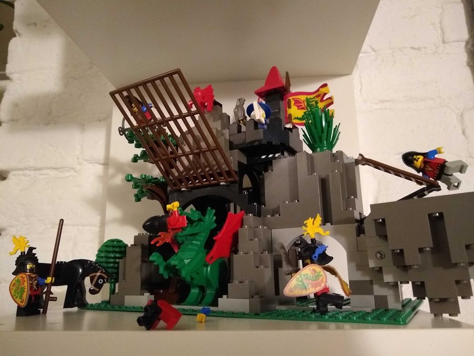 1993 Jaskinia Smoka LEGO 6076 Castle Dragon Knights instrukcja Rycerze