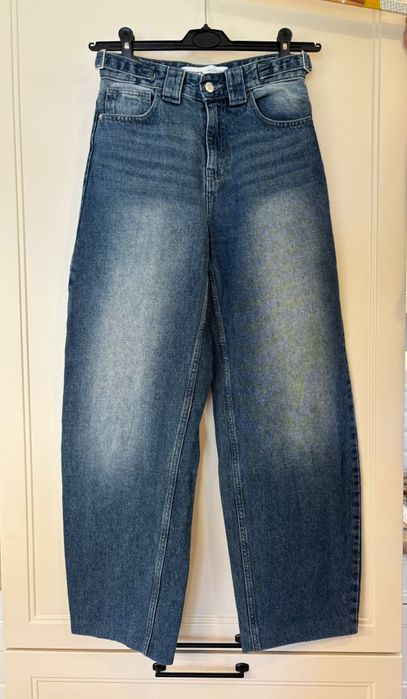 Jeansy baggy balloon carpenter viral spodnie Bershka XXS 32