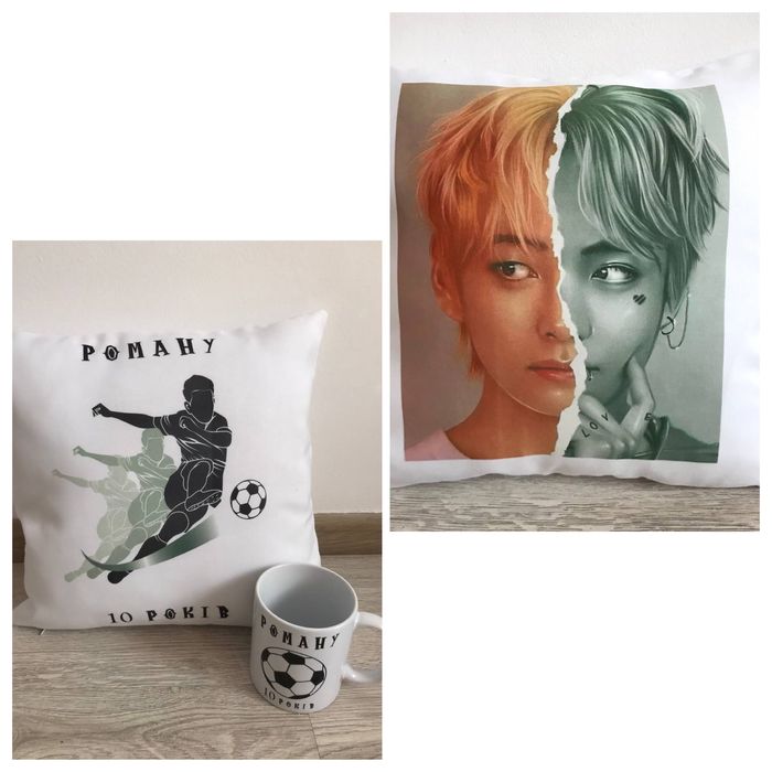 Подушка именная детская метрика принт на подушках