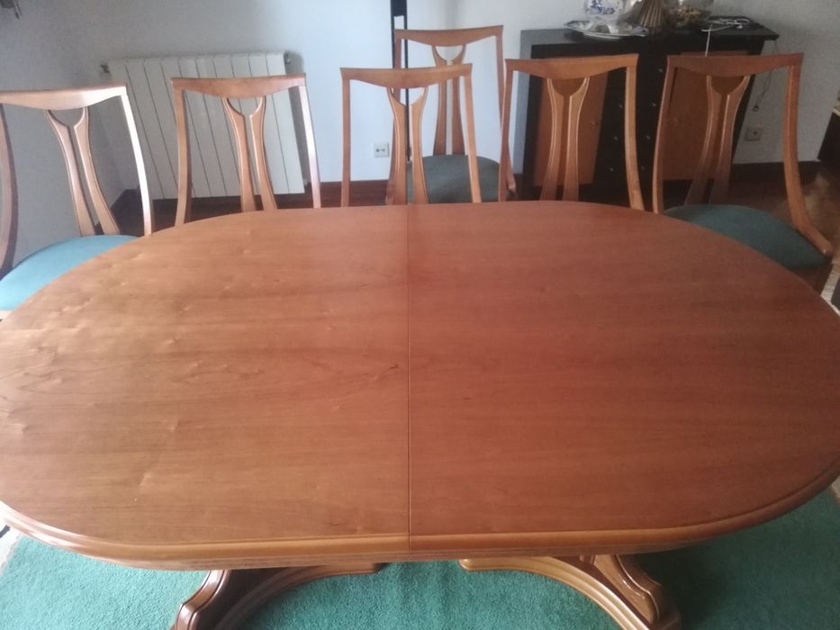 Móvel de sala +mesa +6 cadeiras