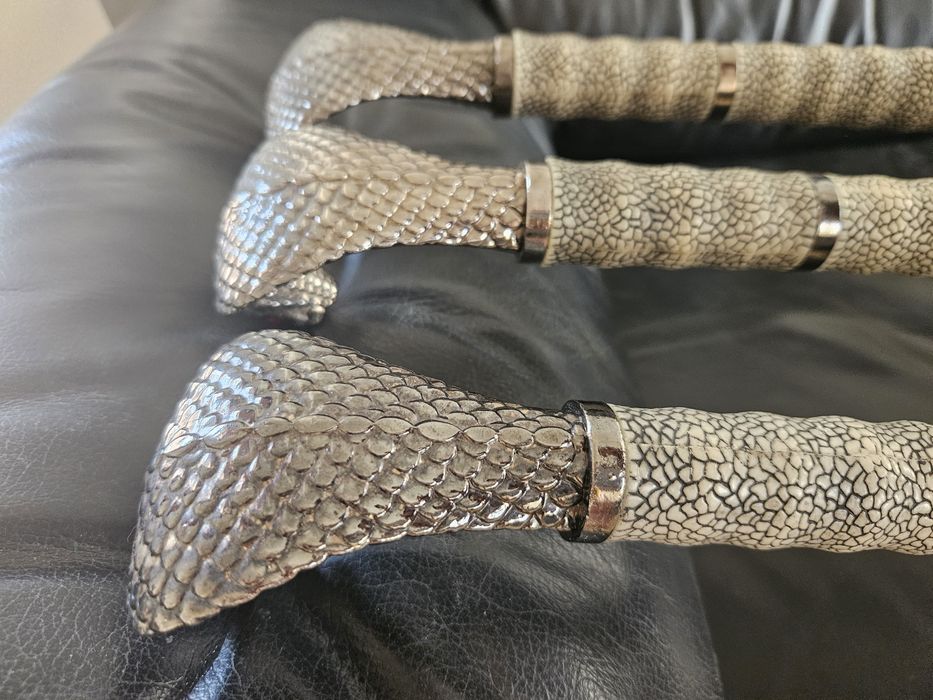 Conjunto de 3 espadas decoracao, edicao esoecial cobra