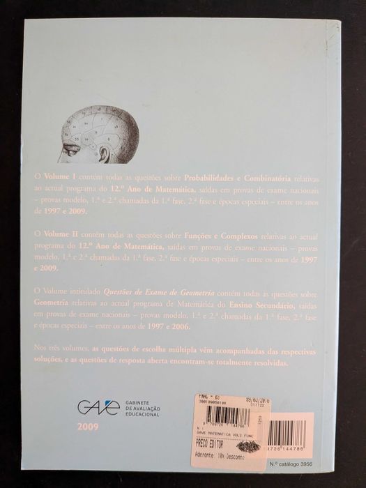 Matemática: Questões de Exame do 12.º Ano (Vol. II)