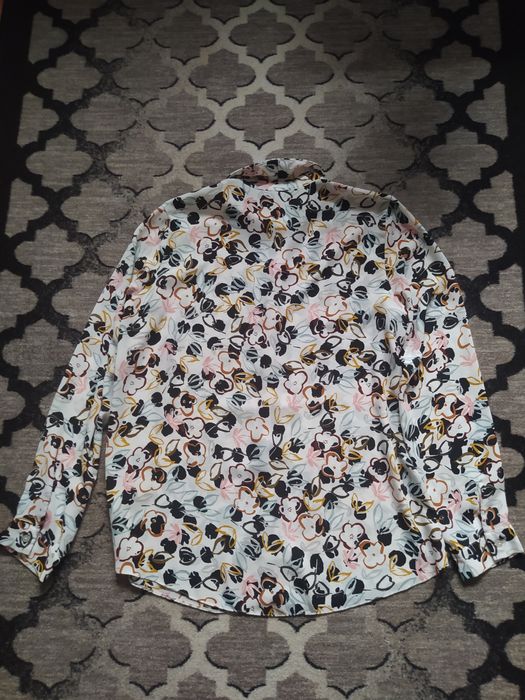 Koszula w kwiaty z długim rękawem Primark szyfonowa jak nowa