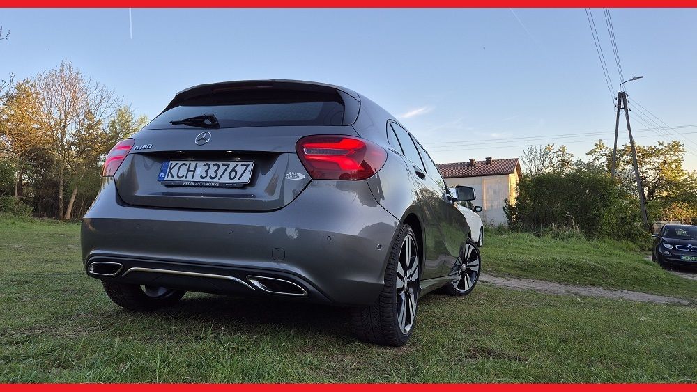 Mercedes-Benz Klasa A 1,6-122Km-Sport-Ful Led-Skóra-Navi-Tempomat-Alu
