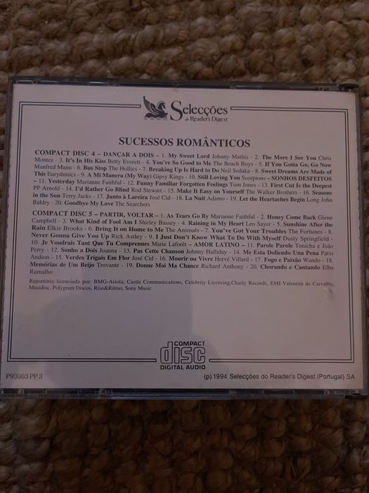 Album duplo Sucessos Românticos