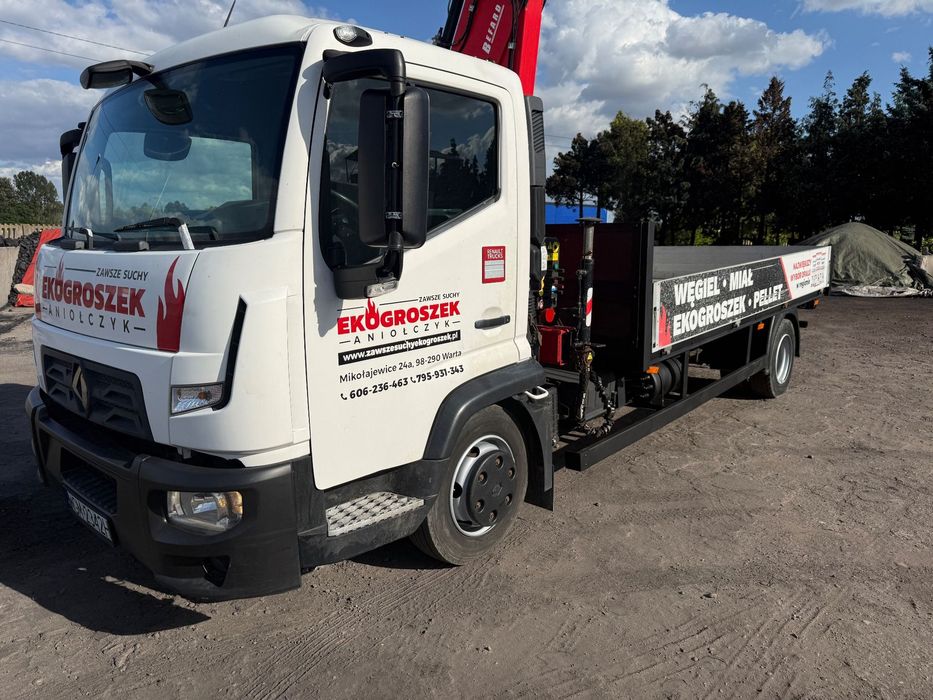 Renault D75  Dźwig HDS jak Canter fuso Iveco Isuzu stan BDB