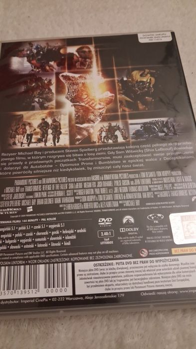 Filmy Transformers (cena za 2 filmy)