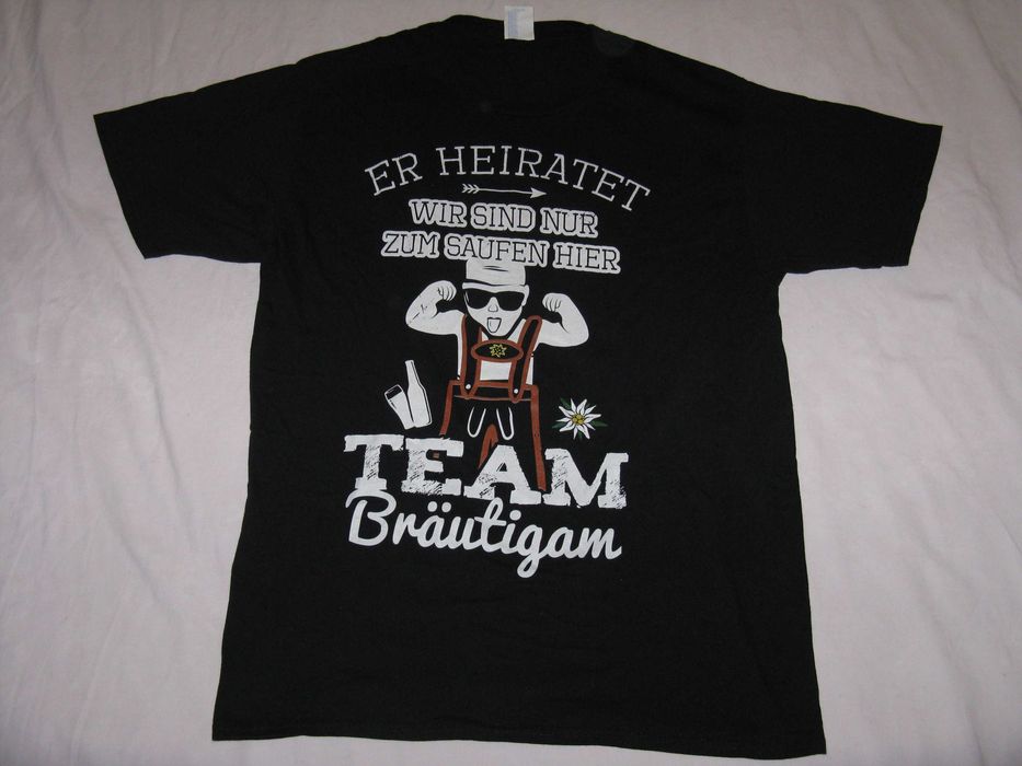 koszulka t-shirt niemiecka śmieszna dziecko spodnie tyrolskie bawarskie L bawełna lederhosen Oktoberfest Niemcy