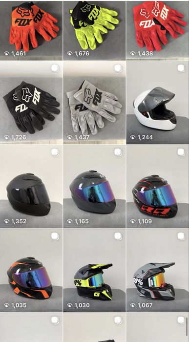 Мото шоломи крос/ендуро мото захист