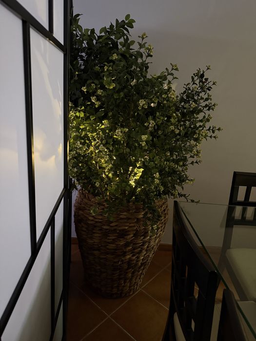 Vaso verga 1,10 lar mg plantas artificiais com 1,70 cm alturade classe