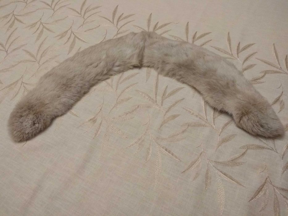 Kołnierz naturalny do płaszcza lub kurtki/ mojej mamy