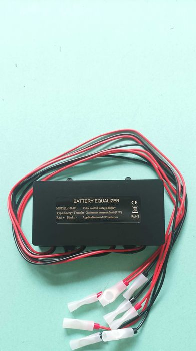 Балансир (еквалайзер) з індикаціею напруги для 2 та 4 АКБ 12 вольт
