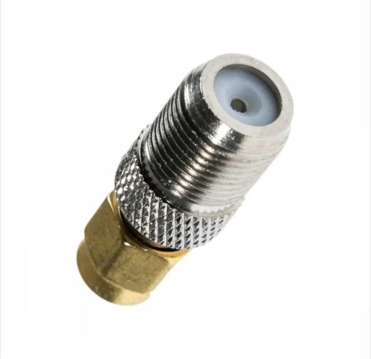 Перехідник SMA Male (штекер) на F Female (гніздо) Бочка