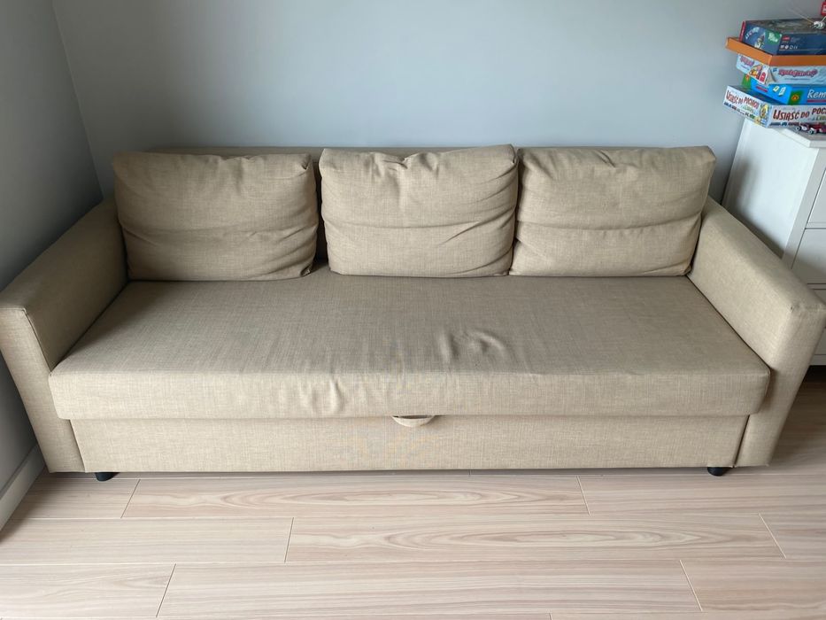 Kanapa sofa rozkładana Ikea Friheten gratis podnóżek w zestawie