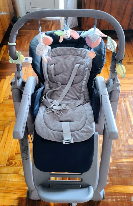 Стульчик для кормления Chicco Polly Magic Relax синий