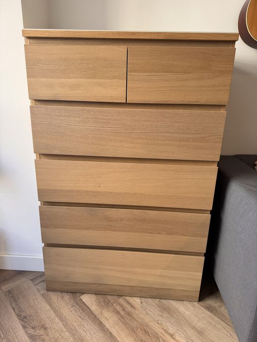 Cómoda MALM  6 gavetas