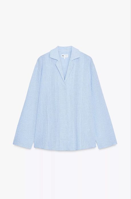 Рубашка Zara оверсайз хлопок