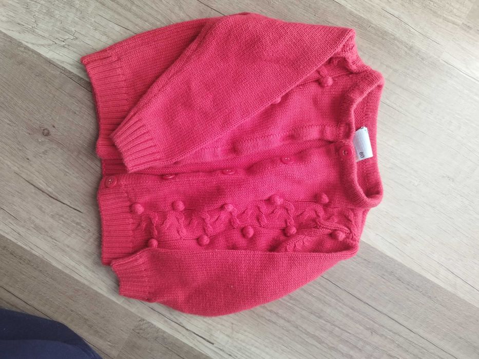 2szt sweterki dla dziewczynki R.80