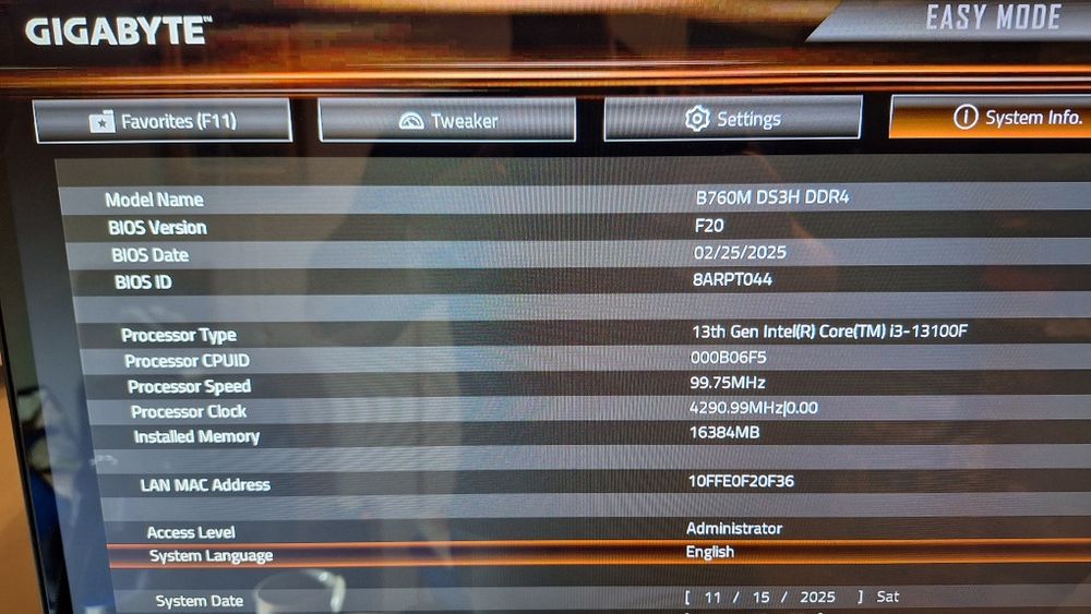 PC i3 13100f 4x4.50GHz/RX 8GB/16GB DDR4+512SSD Win11/NOWE podzesp,aces